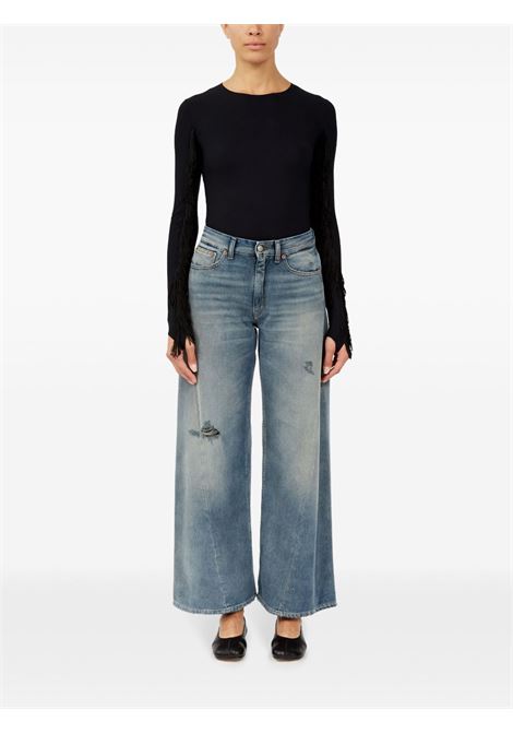distressed jeans woman blue MM6 MAISON MARGIELA | S52LA0238 M30017994